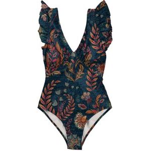 Averie Halley eendelig badpak voor dames, blauw, 3XL