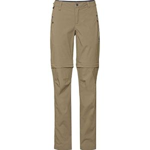 ODLO 527801 Wedgemount Zip-Off broek voor dames, waterafstotende outdoorbroek met afneembare broekspijpen, elastisch materiaal