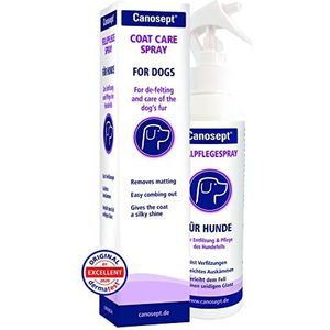 Canosept Vachtverzorgingsspray Voor Honden 250ml - Onderhoudsmiddel Voor Gemakkelijk Kambare En Ontvilten Hondenvacht - Zorgt Voor Glanzend En Zijdeachtig Haar