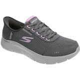 Skechers - Go Walk Flex - Sneaker - Houtskool - Slip-Ins 100% Waterdichte Mesh Lace-Up