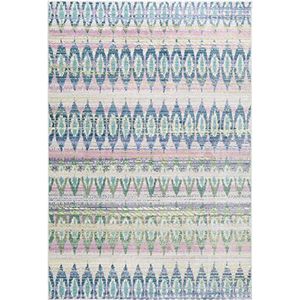 benuta Tapijt Visconti blauw 160x230 cm | Modern tapijt voor woon- en slaapkamer