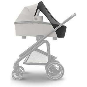 Maxi-Cosi-zonnescherm, Compatibel met Maxi-Cosi-reiswiegen, kinderwagens en -babyautostoeltjes, UPF 50+-bescherming, Met kiekeboevenster, Beschermt baby tegen zon, Meer gebruikswijzen, Zwart