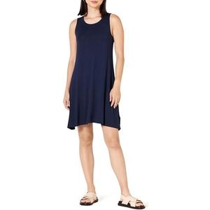 Amazon Essentials Tankjurk voor dames (verkrijgbaar in grote maten), marineblauw, L