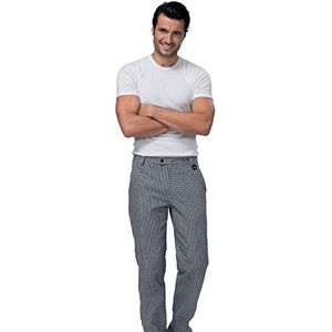 SIGGI BROEK DENZEL RUIT ZWART/WIT, 60