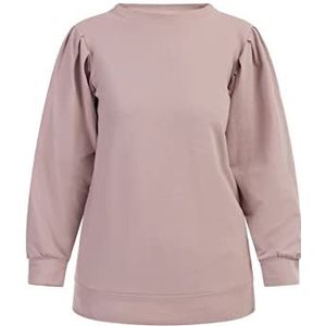 ECY Sweatshirt voor dames, Oudroze, M/L