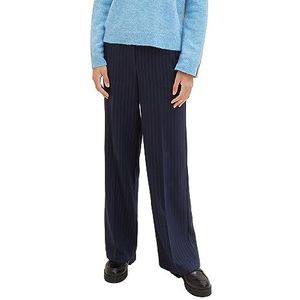 TOM TAILOR Damesbroek, 33973 - Navy Pinstripe, 32W x 30L