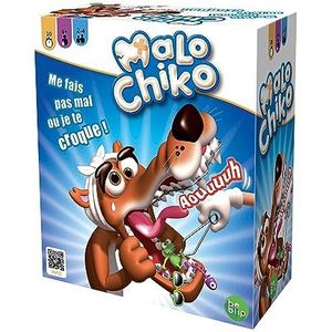 Be Blip – Malo Chiko – voor kinderen vanaf 4 jaar – de wolf heeft alles opgegeten! En voorwerpen zitten vast in zijn mond, laat je niet knellen – van 2 tot 4 spelers