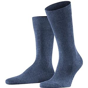 FALKE Heren Sokken Family M SO Duurzaam Katoen eenkleurig 1 Paar, Blauw (Light Denim 6660) nieuw - milieuvriendelijk, 39-42