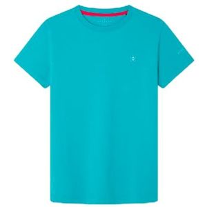 Hackett London Sunrise Skate Tee T-shirt voor jongens, Blauw (Peacock), 9 Jaren