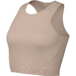 Nike Dames Top W Np Df CRP Top Shades, Particle Beige, FQ7934-207, XS