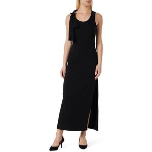 Pinko ARACNE jurk jersey van katoen en linnen, Z99_Zwart Sedan, XS