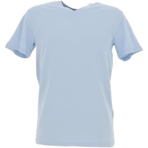 Teddy Smith Heren T-shirt Tawax 2 MC Pastel Blue Maat S, Pastel Blauw, S