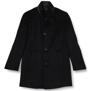 bugatti - Herenjas - Zwart - Klassieke Jas met Opstaande Kraag