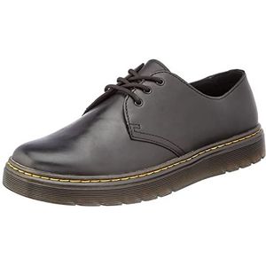 Dr. Martens 3 Eye Shoe, derby veterschoenen, plat, voor dames, zwart luxe, 42 EU