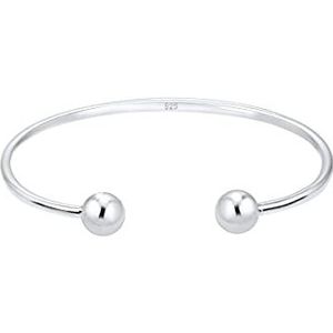 Elli Armband Dames Ball Geo Bangle in 925 Sterling Zilver
