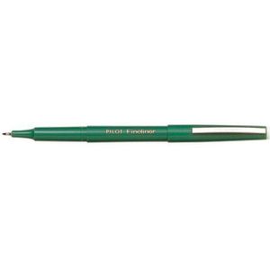 1 stuk Pilot SW-PPF 0,4 mm fineliner pen - groene inkt