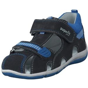 Superfit Freddy sandalen voor jongens, lichtgrijs/blauw., 21 EU