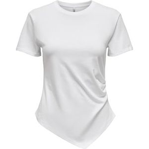 Onlindy S/S O-Neck Top JRS, wit (bright white), M