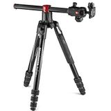 Manfrotto MKBFRA4GTXP-BH Befree GT XPRO Alu-statief, 496 centrale kogelkop, M-Lock, 90° kolom, 200PL-PRO-plaat voor DSLR en CSC met lange lens, voor macro, aluminium