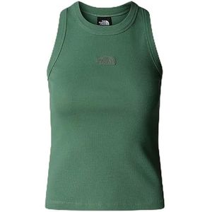 The North Face Slim Rib T-Shirt voor dames Duck Green XL