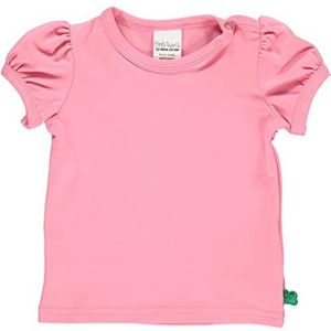 Fred's World by Green Cotton Babymeisjes Alfa Puff S/S T-shirt, roze, 80 cm