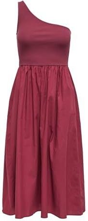 Onliris - Lange Jurk - Mouwloos - Een Schouder - Regular Fit