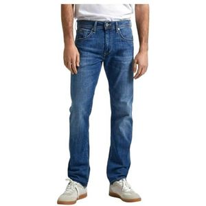 Pepe Jeans Rechte jeans voor heren, Blauw (Denim-ht4), 34W / 30L