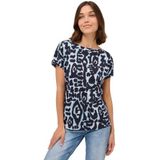 Cecil - Dames Shirt - Blauw - Met Patroon