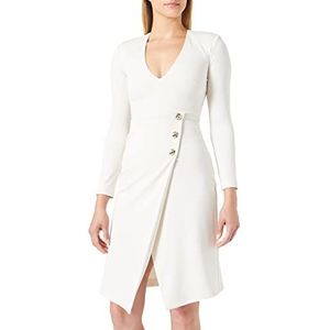 Pinko Hoekjurk met stippen, stof, casual, N96_rookwit, 34 NL