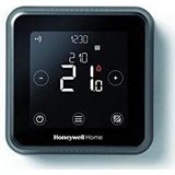 Honeywell Home Y6R910WF6042 Lyric T6 Wi-Fi kamerthermostaat en bedrade ontvangerbox, wandmontage, zwart