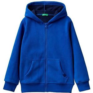 United Colors of Benetton Pullover met capuchon voor kinderen en jongeren, bluette 96u, 120 cm