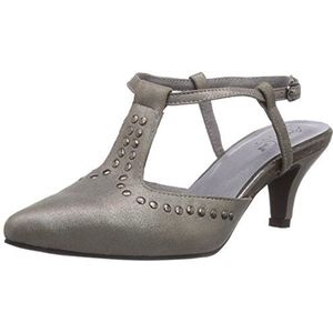 Andrea Conti 1129273037 Dames slingback pumps, Grijs oud zilver 037, 38 EU