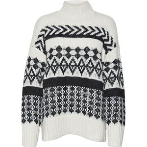 VERO MODA - Vmample Ls Highneck Pullover Ga Boo - Gebreide Trui - Birch
