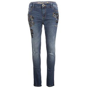 Desigual Pisa Jeans voor dames, blauw (denim donkerblauw)., XXL (Fabrikant maat 32)