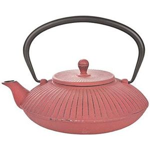 Cosy & Trendy 131156 Stria visaas theepot gietijzer rood 1,15 l