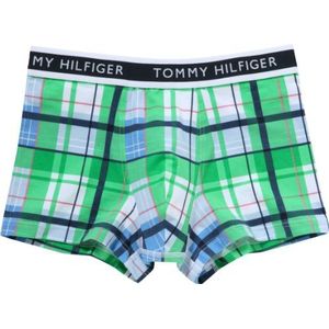 Tommy Hilfiger heren Robin Check Boyshort Onderbroeken, Groen (Green Lake 480), XL