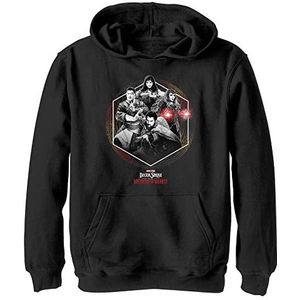 Marvel Unisex Kinderen Group Together Hoodie, Zwart, M, zwart, M