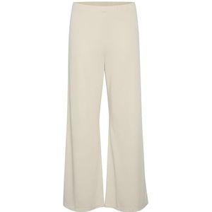 Part Two Damesbroek, jersey, flared legs, regular fit, elastische taille, volledige lengte, damesbroek, Moonbeam, L