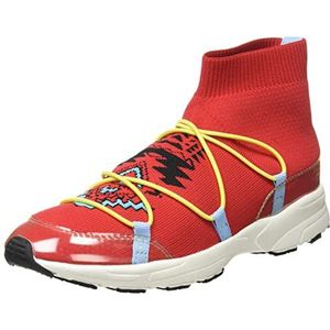 Desigual Schoen_Sock_Navajo Sneakers voor dames, rood, 41 EU