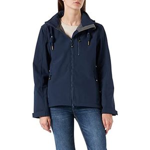 Dames softshelljas met afneembare capuchon overgangsjas windbreaker #ankerglutfreude