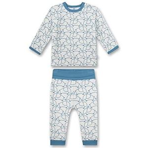 Sanetta Baby- en peuterpyjama, wit pebble, 92 cm