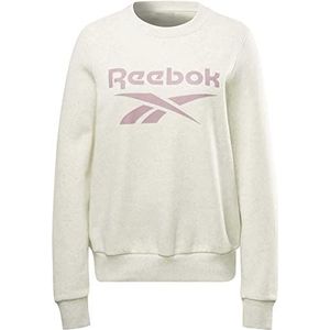 Reebok Dames Identiteit Big Logo Fleece Crew Sweatshirt