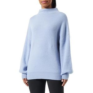 TOORE Oversized gebreide trui voor dames, blauw, XS/S