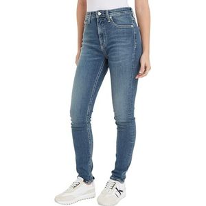 Calvin Klein Jeans High Rise Skinny Fit Jeans voor dames, Denim (Denim Medium), 25W / 32L
