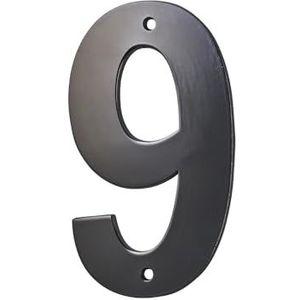 THIRARD 00967169 – nummer 9 – hoogte 80 mm, zwart om te schroeven – wandbord met opmerking – nummer 9 – accessoires/uitrusting – deuruitrusting – voor binnen en buiten