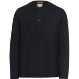 camel active - Henley - T-shirt - Donkerblauw - Lange Mouwen