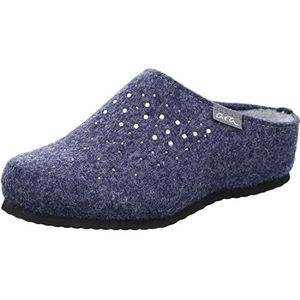 ARA Dames Cosy Slippers, blauw, 41 EU