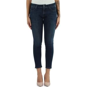 Replay Dames nieuwe Luz Powerstretch denim jeans, 007 donkerblauw, 26W x 28L, 007 Donkerblauw, 26W / 28L