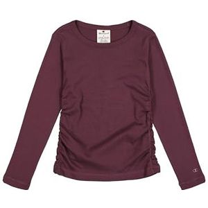 Champion T-shirt met lange mouwen voor meisjes, Paars (Vs503), 7-8 jaar