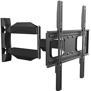 RICOO TV muurbeugel TV draaibaar kantelbaar voor 30-55 inch, universele tv-beugel S2644, televisiebeugel voor muur, muurbeugel TV 55 inch, tot 30 kg met max. VESA 400x400 mm